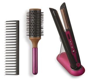 מחליק שיער אלחוטי דמוי דייסון קוראלה dyson corrale עם אורות וצלילים + אביזרים