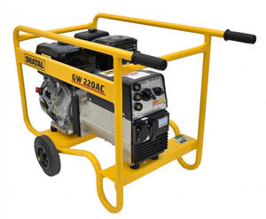 רתכת גנרטור בנזין 8,000W ריתוך 220A התנעה ידנית דגם GW220AC שטל