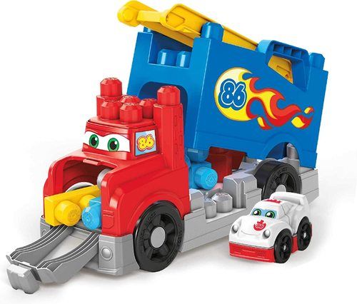 משאית + מסלול מירוצים - Mega Bloks