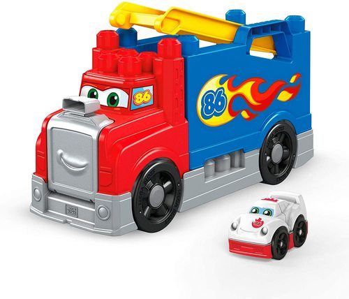 משאית + מסלול מירוצים - Mega Bloks
