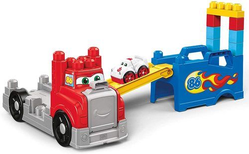 משאית + מסלול מירוצים - Mega Bloks