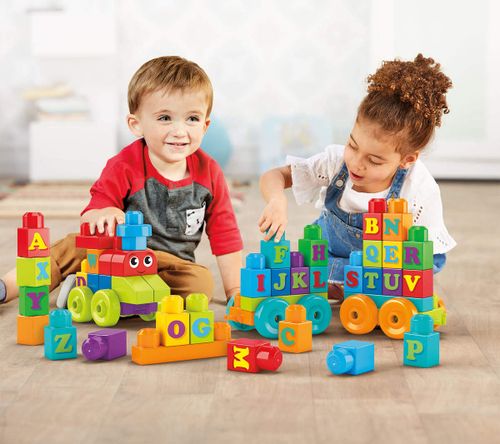 רכבת אותיות 60 חלקים - Mega Bloks