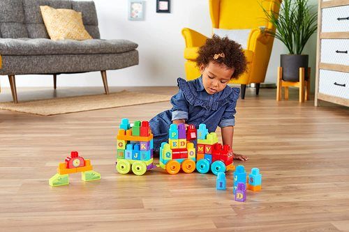 רכבת אותיות 60 חלקים - Mega Bloks