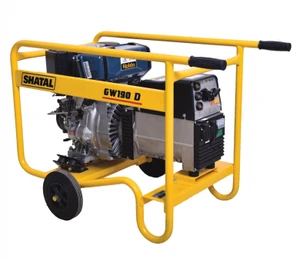 רתכת גנרטור דיזל 6,000W ריתוך 190Aהתנעה חשמלית כולל מצבר דגם GW190-DS שטל