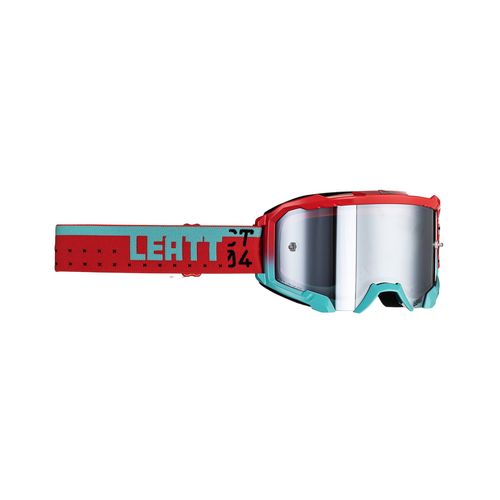 משקפי אבק ליט תכלת / אדום - LEATT VELOCITY 4.5 IRIZ FUEL