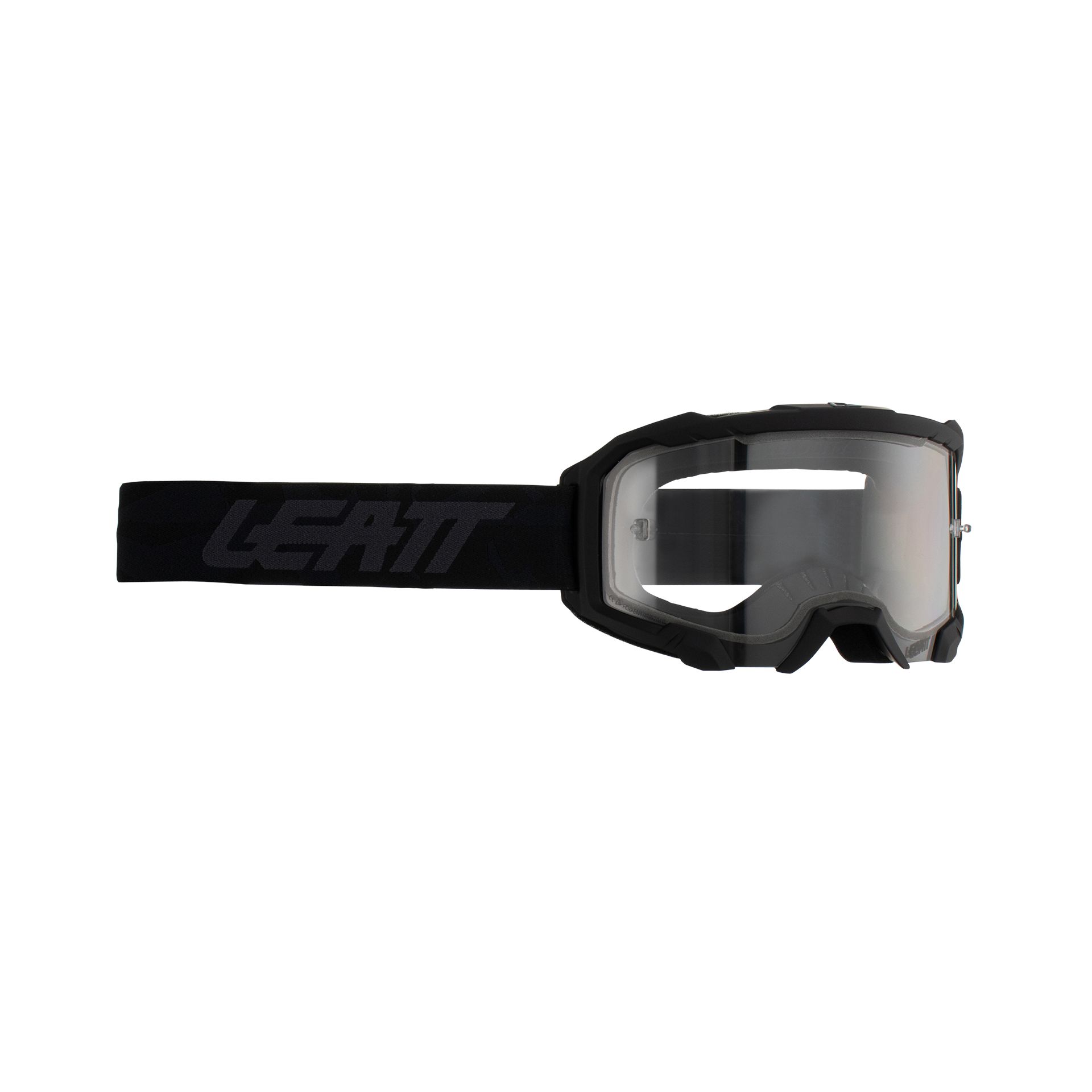 משקפי אבק ליט שחור / אפור - LEATT VELOCITY 4.5 STEALTH