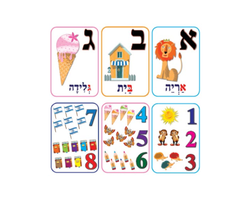 ערכת המחשה - אותיות הא'-ב' בתמונות