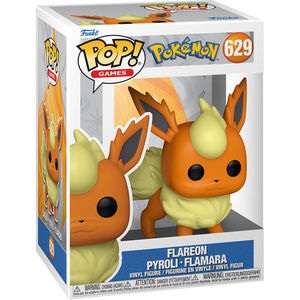 בובת פופ משחקים: פוקימון - פלייריאון - Funko POP! Games: Pokemon - Flareon #629
