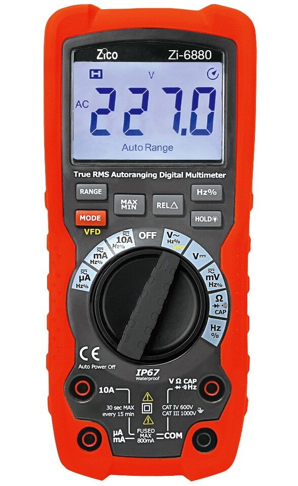 רב מודד מסיבי מקצועי ZI-6880 