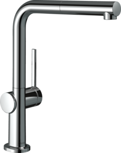 ברז נשלף למטבח 72808000 בגימור כרום האנסגרואה HANSGROHE 