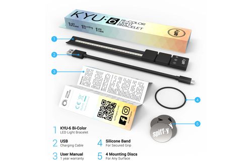 צמיד תאורה Kyu-6 Bi-Color Led Light Vloggers Kit