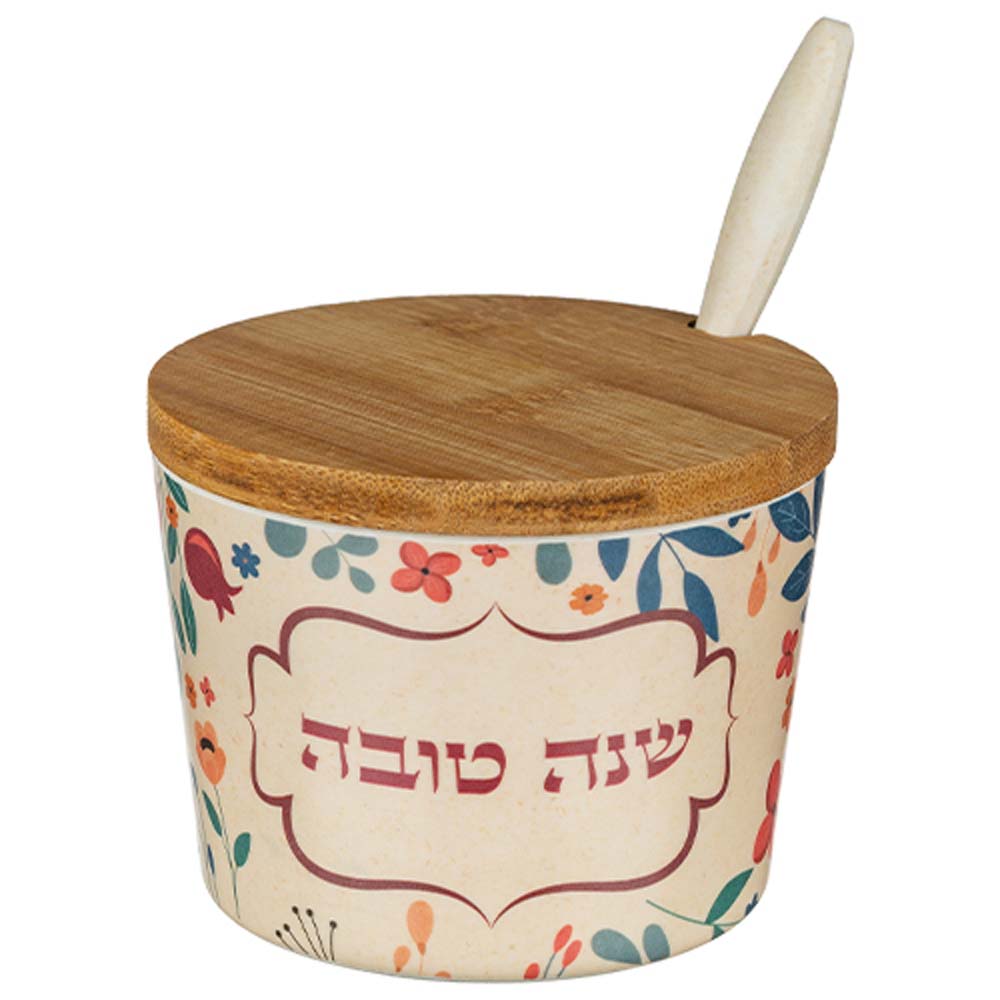כלי לדבש "במבוק טבעי - שנה טובה"