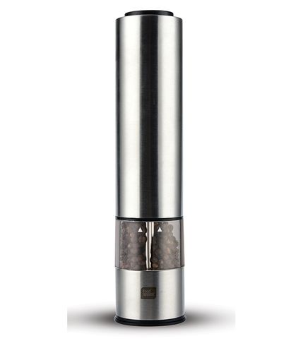 מטחנת מלח\פלפל אלקטרונית עם מנגנון גריסה מתכוונן נירוסטה