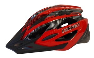 קסדת רכיבה לנוער ומבוגרים עם 21 פתחי אוורור - אדום