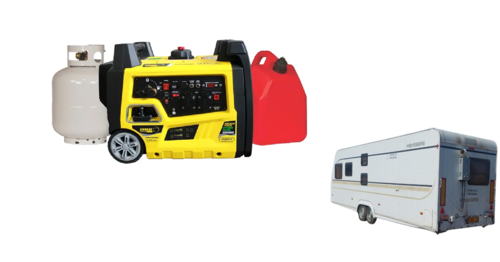 גנרטור מושתק אינוורטר  משולב גז + בנזין KARNAF CPI3500D 3500W