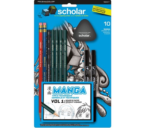 סט רישום משולב SCHOLAR MANGA