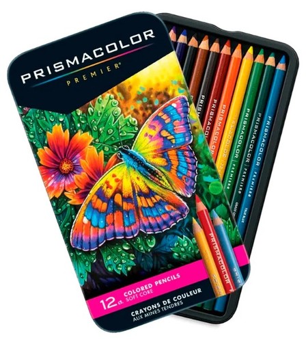 סט 12 עפרונות צבעוניים PRISMACOLOR PREMIER