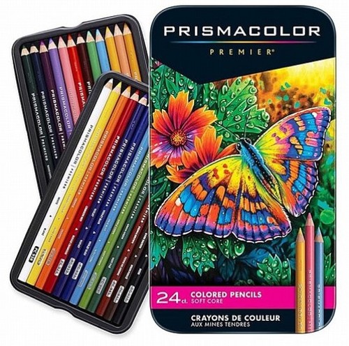 סט 24 עפרונות צבעוניים PRISMACOLOR PREMIER