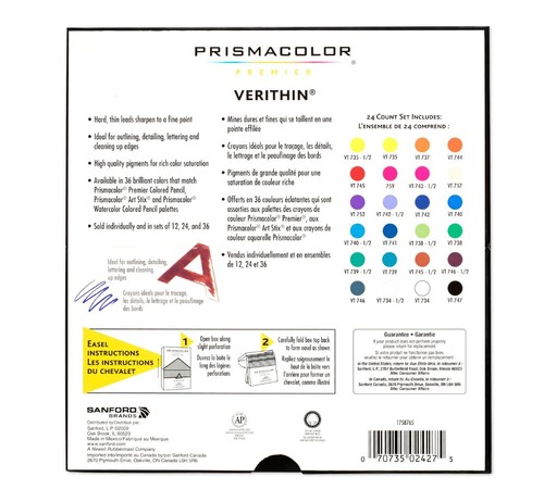סט 24 עפרונות צבעוניים PRISMACOLOR PREMIER VERITHIN