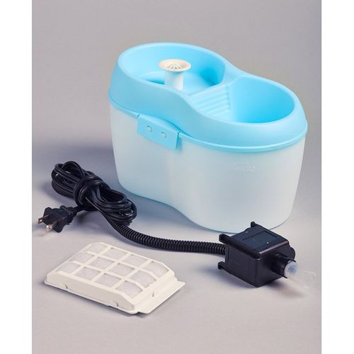 מזרקת מים H2O +אבן פלואוריד-לבן