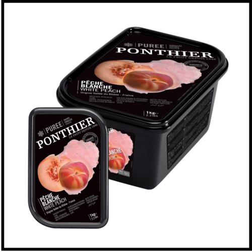 מחית אפרסק קפואה 1 קילו PONTHIER