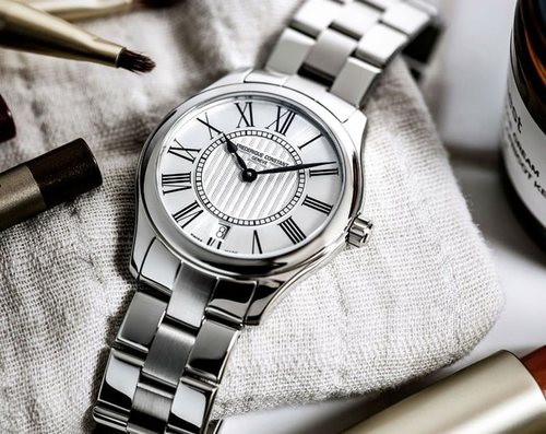 שעון FREDERIQUE CONSTANT קוורץ יוקרתי לאישה