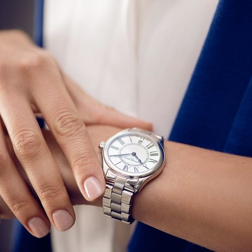 שעון FREDERIQUE CONSTANT קוורץ יוקרתי לאישה