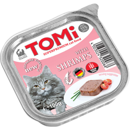 מעדניית 100גרם טומי פטה שרימפס Tomi