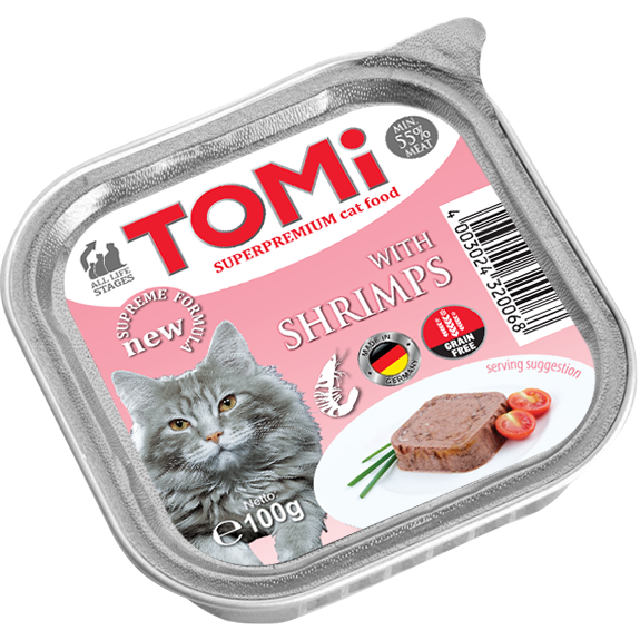 מעדניית 100גרם טומי פטה שרימפס Tomi