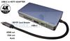 מתאם רב תכליתי אוניברסלי ללפטופ וטלפונים USB 3.1, C-type, HDMI 4K, VGA