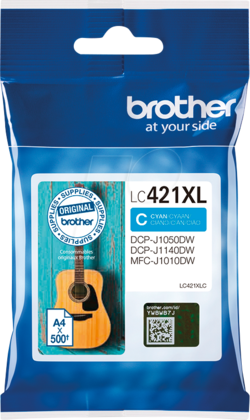ראש דיו כחול מקורי  Brother LC421XL C