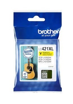 ראש דיו צהוב מקורי  Brother LC421XL Y