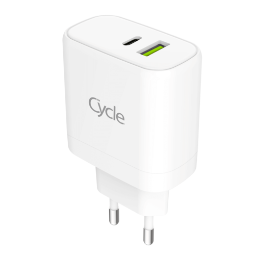 מטען מהיר במיוחד Cycle-QC QC3.0 18W PD 20W