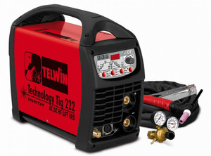 רתכת TIG AC/DC דגם TECHNOLOGY 222 תוצרת TELWIN + קיט אביזרים 