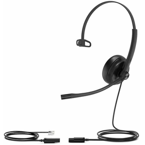 מערכת ראש חוטית אוזן אחת מדגם Yealink YHS34M