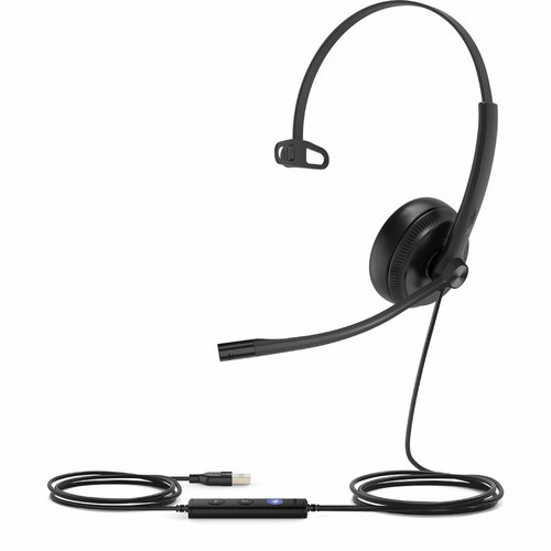 אוזניות ‏חוטיות אוזן אחת Yealink UH34 M USB