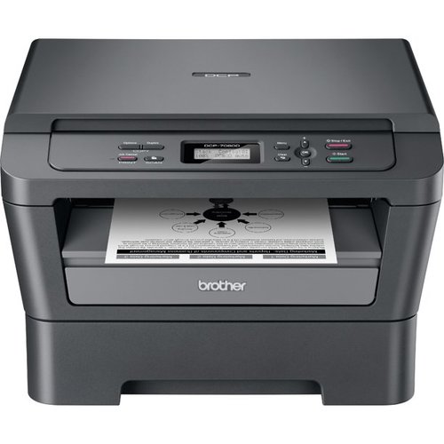 מדפסת ‏לייזר שחור לבן משולבת Brother DCP7060D