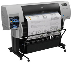 מדפסת ‏לייזר צבעונית משולבת HP Designjet T7100