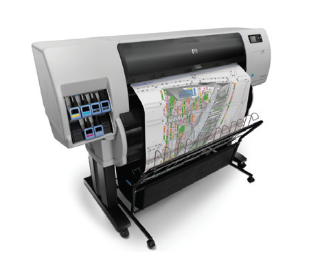מדפסת ‏לייזר צבעונית משולבת HP Designjet T7100