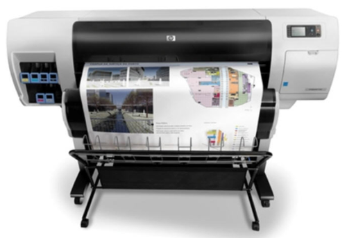 מדפסת ‏לייזר צבעונית משולבת HP Designjet T7100