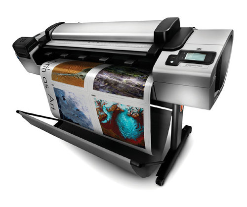 מדפסת ‏לייזר צבעונית משולבת HP Designjet T7100