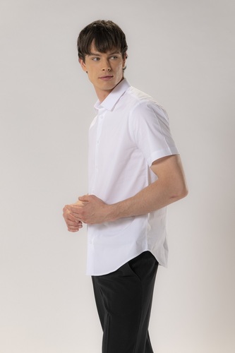 חולצת גבר שרוול קצר SLIM FIT 