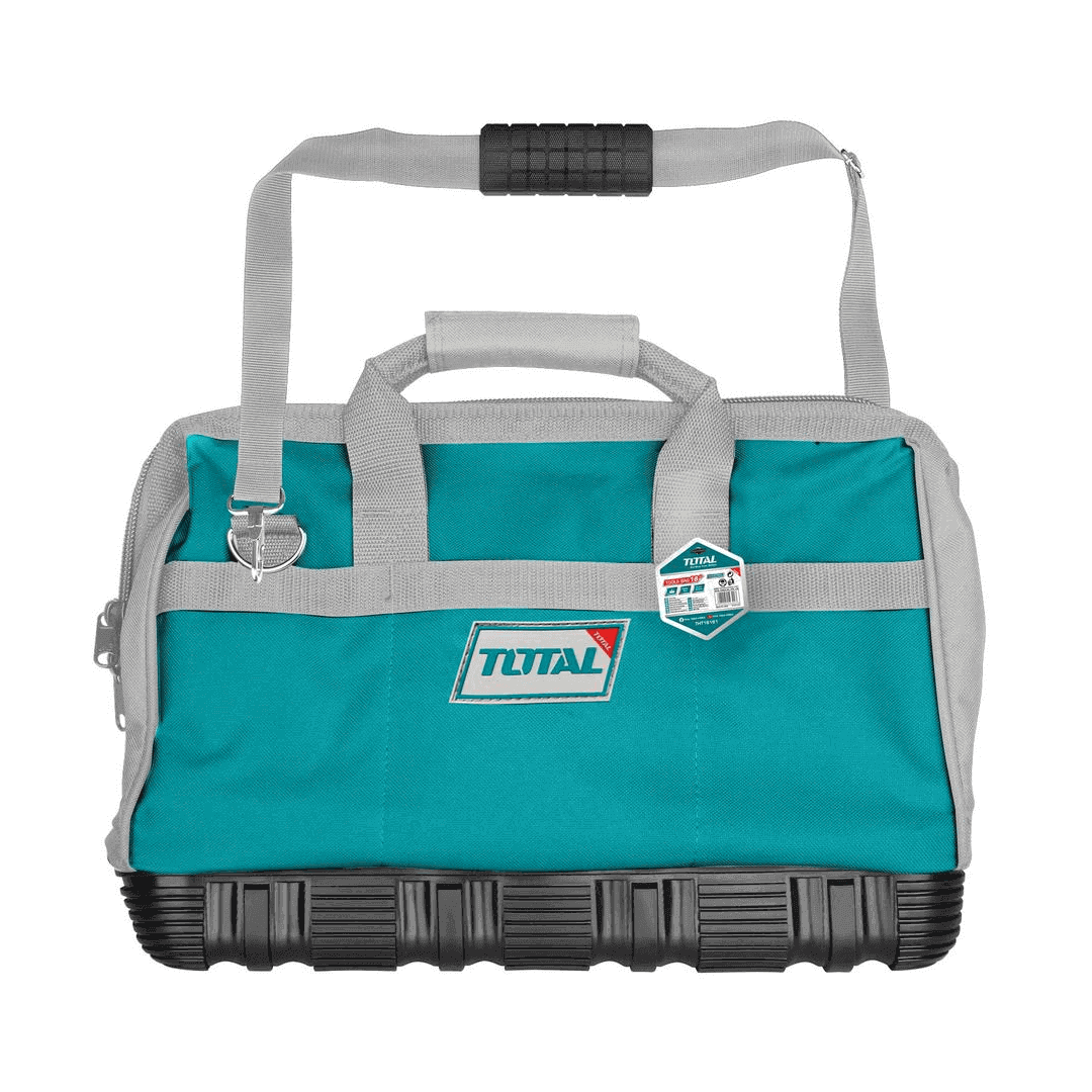 תיק טכנאי 16" תחתית קשיחה INDUSTRIAL מבית TOTAL TOOLS