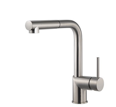 חמת ברז מטבח נשלף Pull OUT דגם 304664F16 נירוסטה מוברש