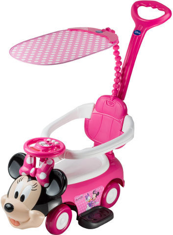 בימבה מוזיקלית מיני מאוס 2 ב־1 עם מוט דחיפה Disney
