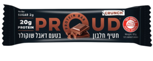 חטיף חלבון דאבל שוקולד 50 גרם PROUD