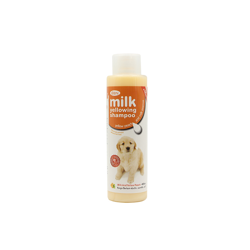 שמפו MILK קוקוס ואפרסק לפרווה חומה 400 מ"ל