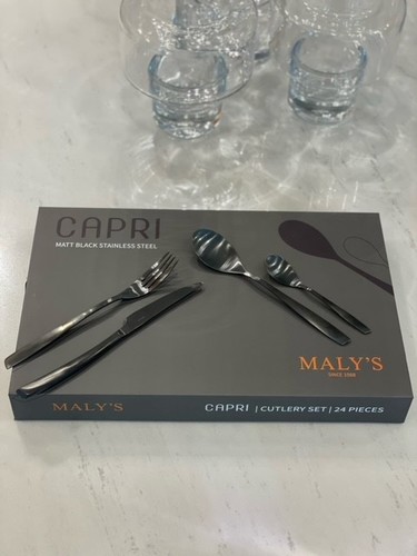 סט סכום 24 חלקים נירוסטה מט CAPRI
