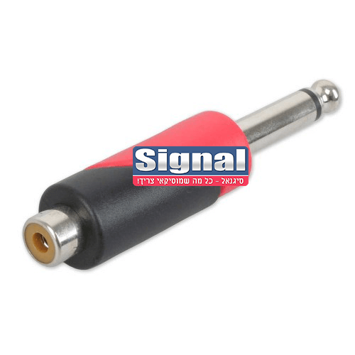מחבר RCA נקבה ל PL MONO זכר