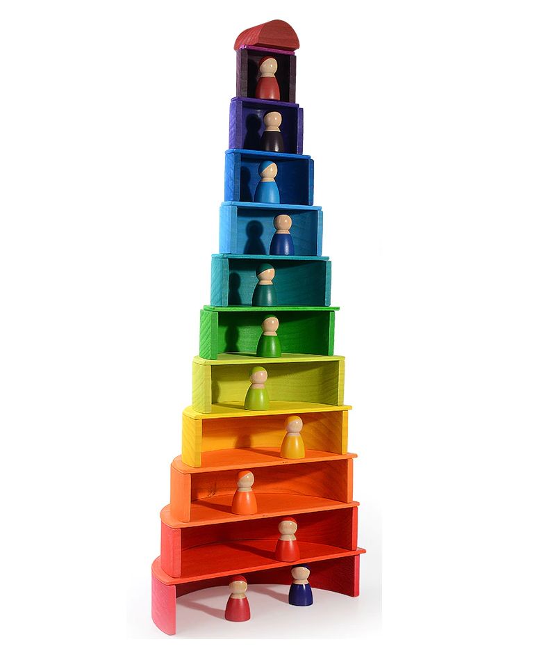 צעצועי וולדורוף מונטסורי בסיסים לקשתות 6003